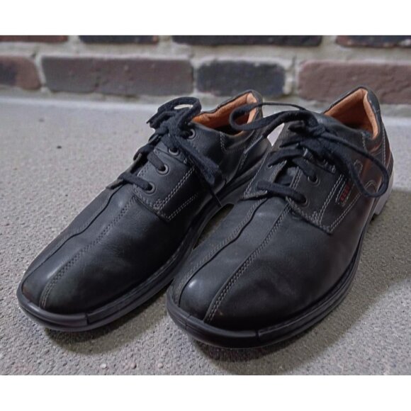 Ecco Fusion Comfort Shoes Bicycle Toe Oxfords Black Lace Up US 10-10.5 EU 44 main image 11
